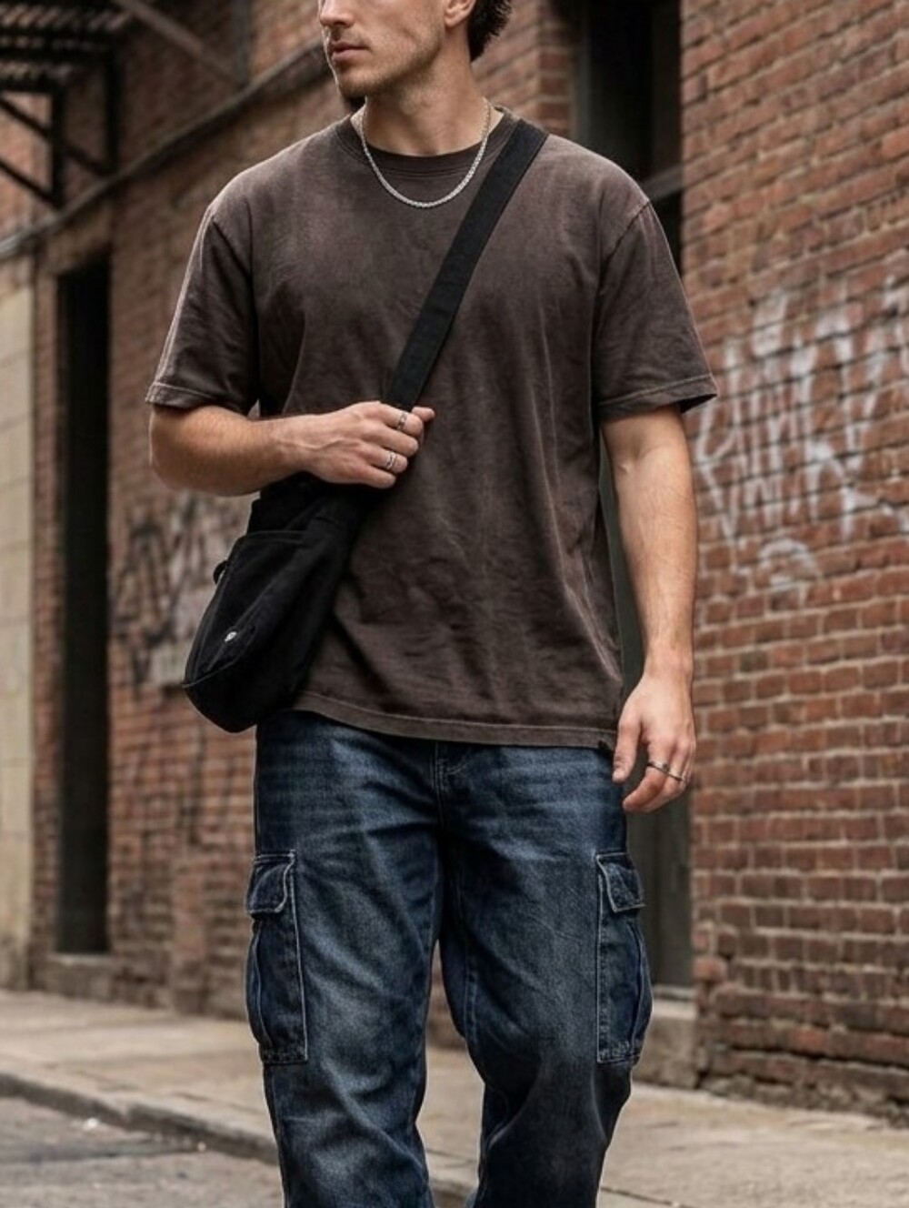 Kuwalla Tee Men's Black Crewneck T-Shirt Size Large | Premium Cotton Tee